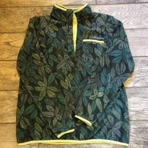 Super RARE Columbia fleece palm leaf print super fun and cute!!